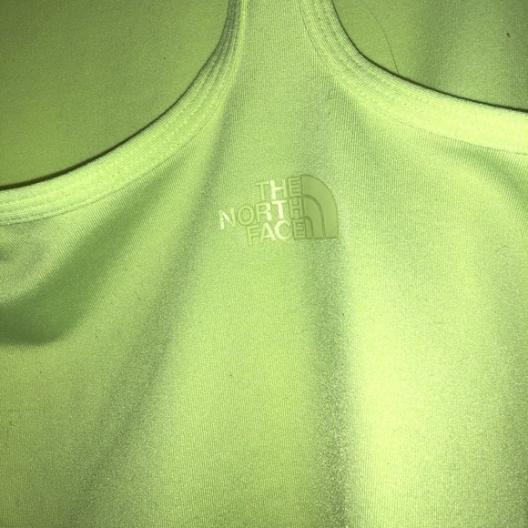 north face yellow training tank top  size medium - Picture 2 of 3